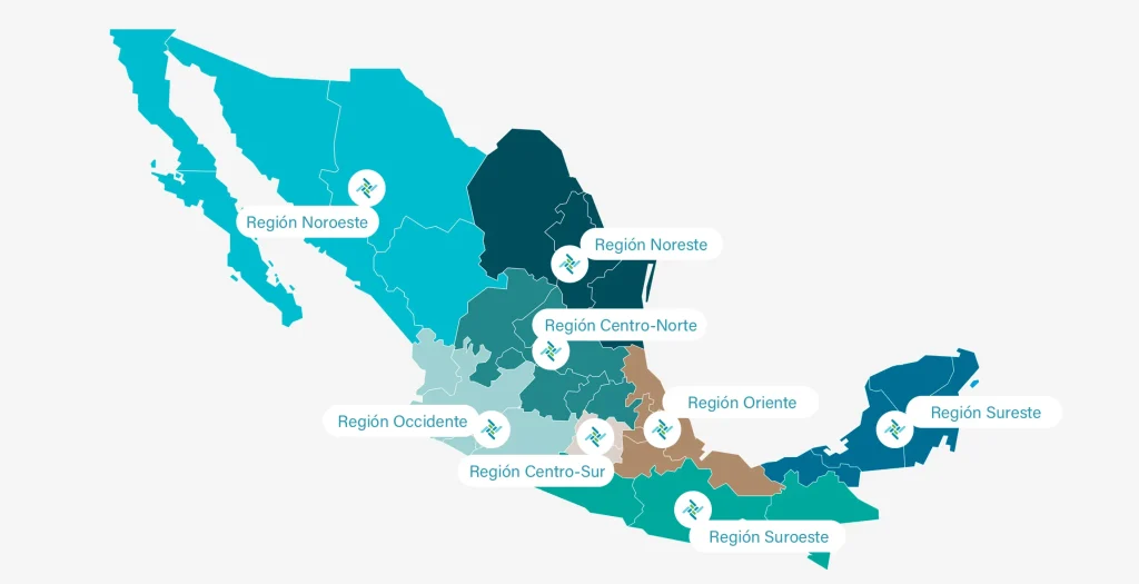 Cobertura Madema Nivel Nacional México